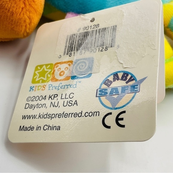 KIDS Preferred 5” Butterfly Bug Insect Rattle Stuffed Plush Cloth Baby Toy Heart - Picture 7 of 12